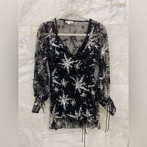 For Love And Lemons Mini Stardust Dress